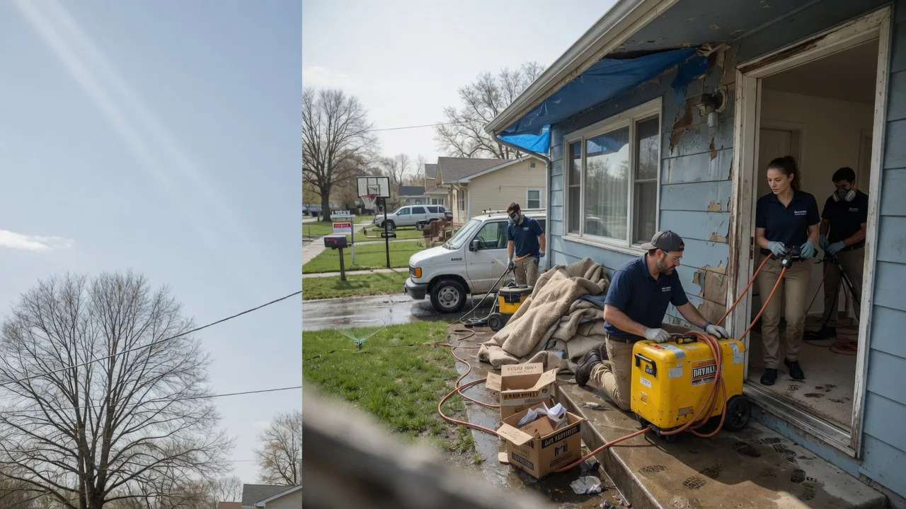 Basement Flood Cleanup in Russellville, OH near me